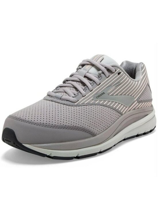 Brooks Shoes - Brooks Addiction Walker Shoes Womens 8 Purple Grey Walking‎ Athletic Sneakers